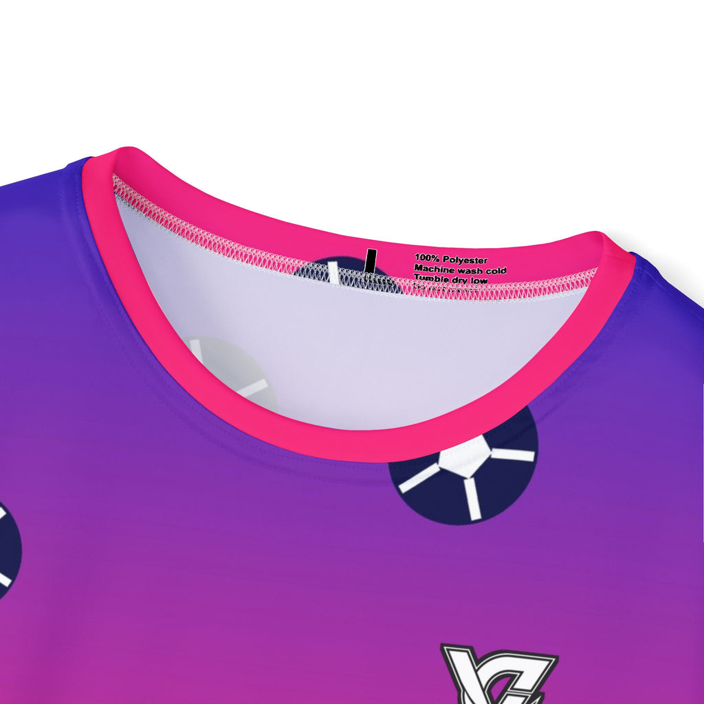 Soccer Royal Flame Horizon Fade Men's Sports Jersey