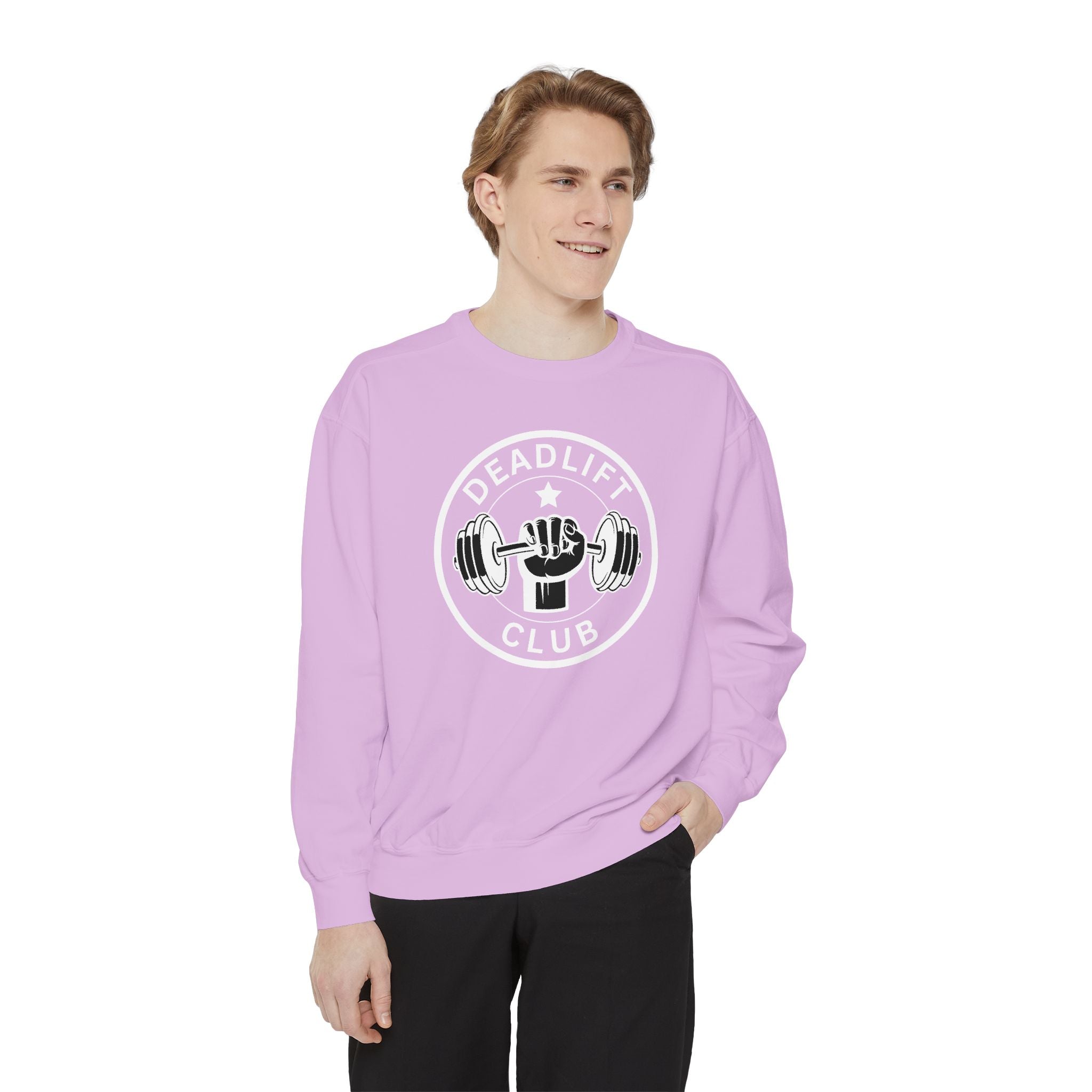 Deadlift Club Sweatshirt | Vintage Weightlifting Crewneck