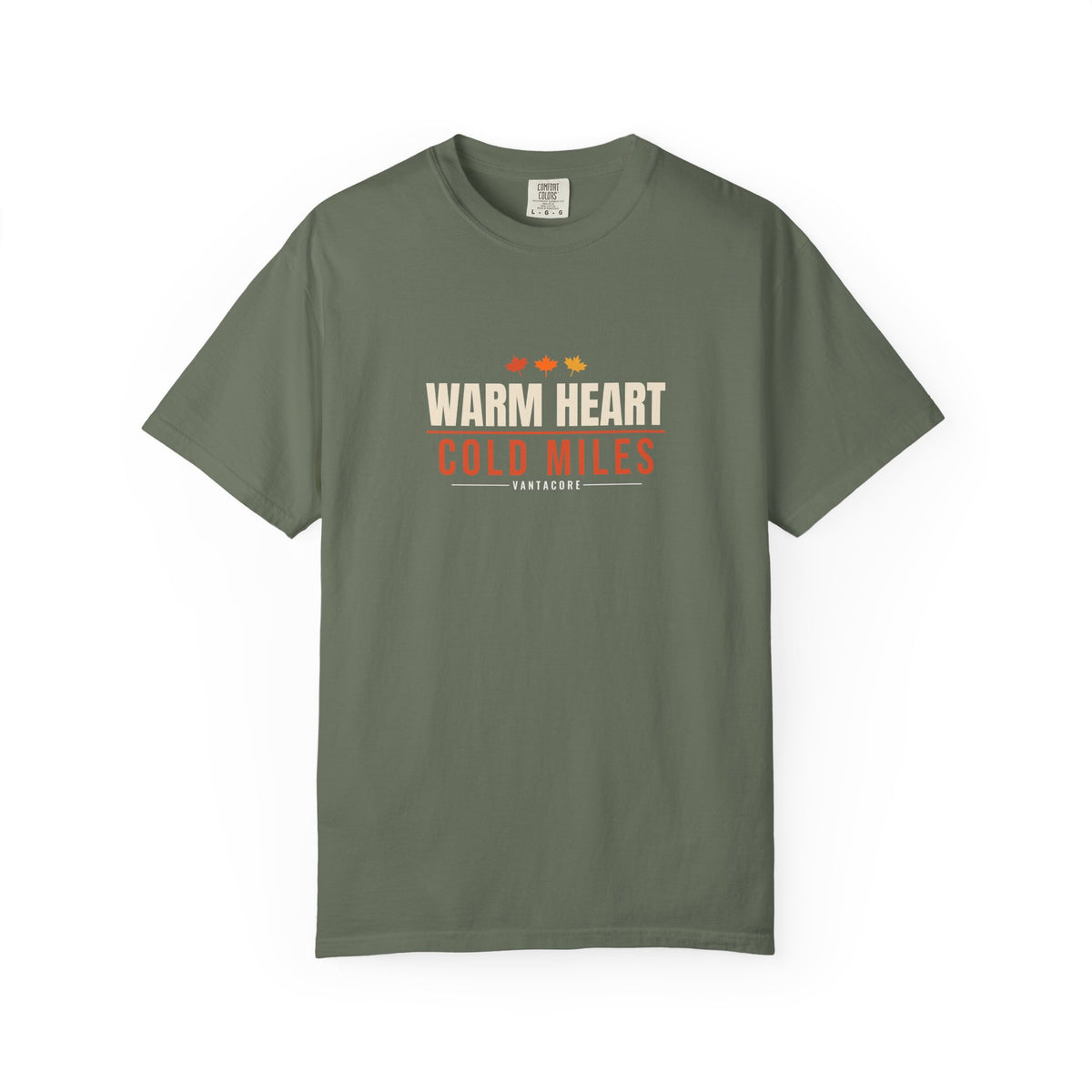 Warm Heart Cold Miles | Women's Garment-Dyed Graphic Tee