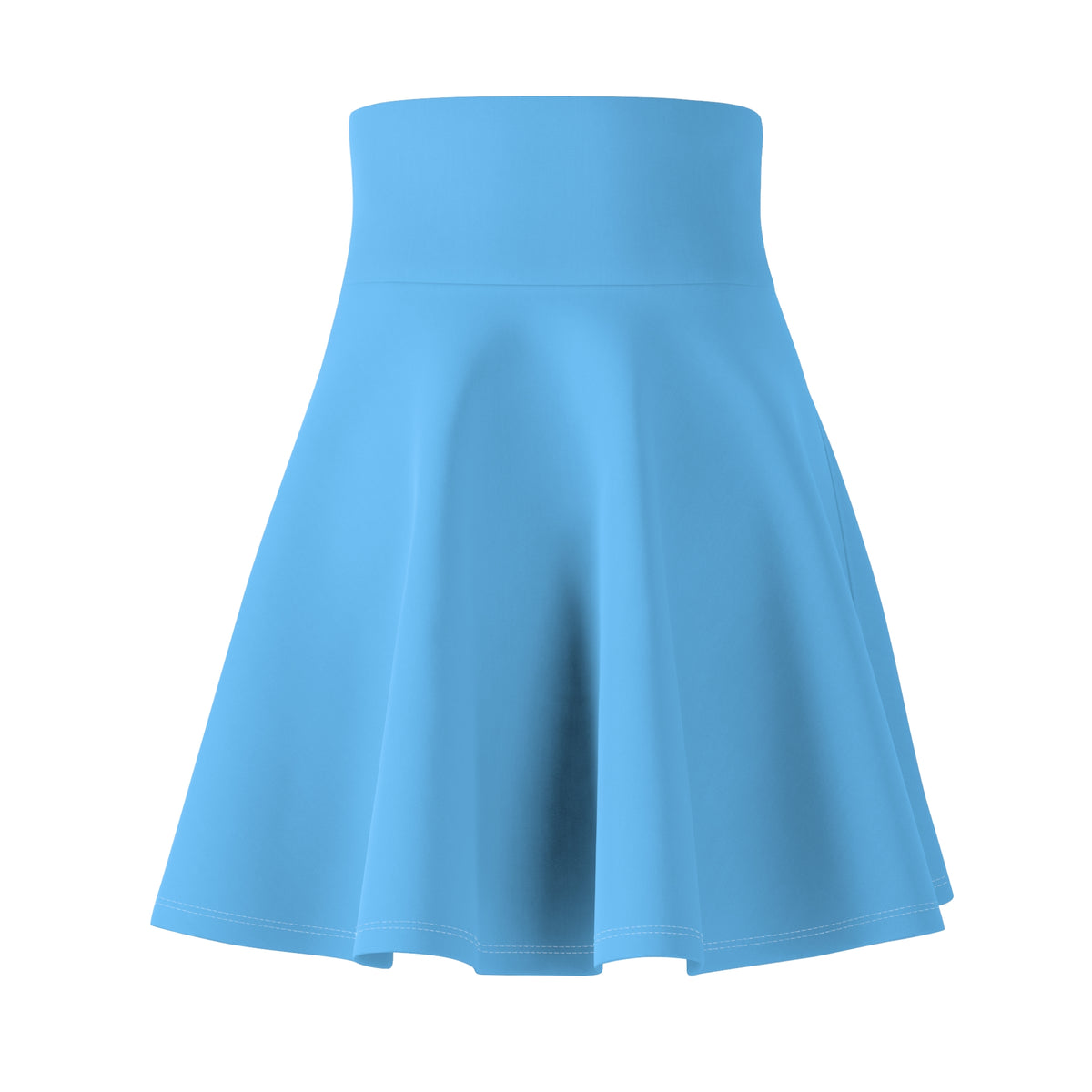 Vantacore Solid Sky Blue Women's Athletic Skater Skirt