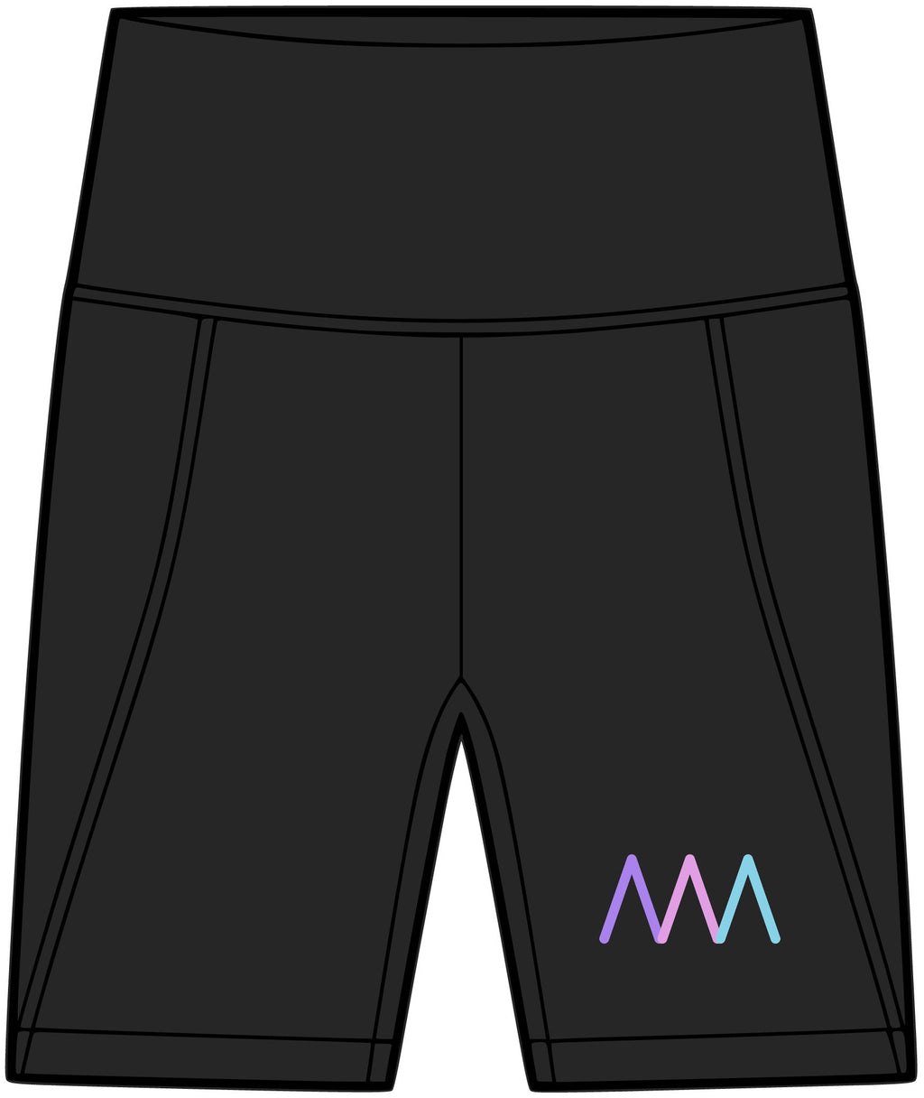 Violet Cadence | Women's Biker Shorts with Pockets