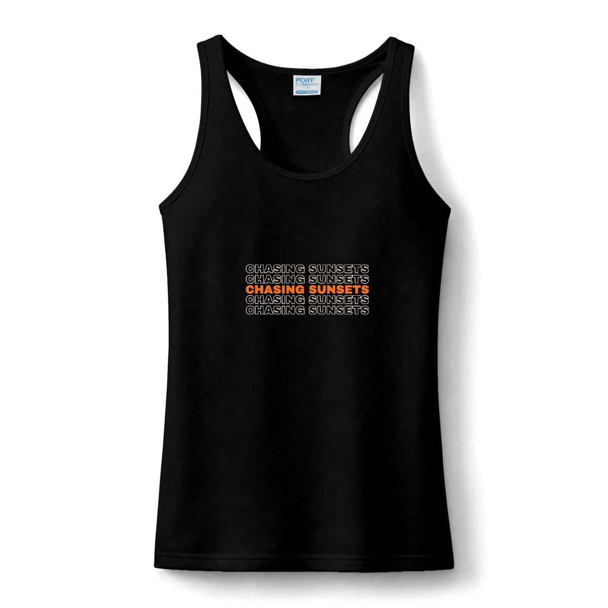 Chasing Sunsets | Women's Performance Racerback Tank