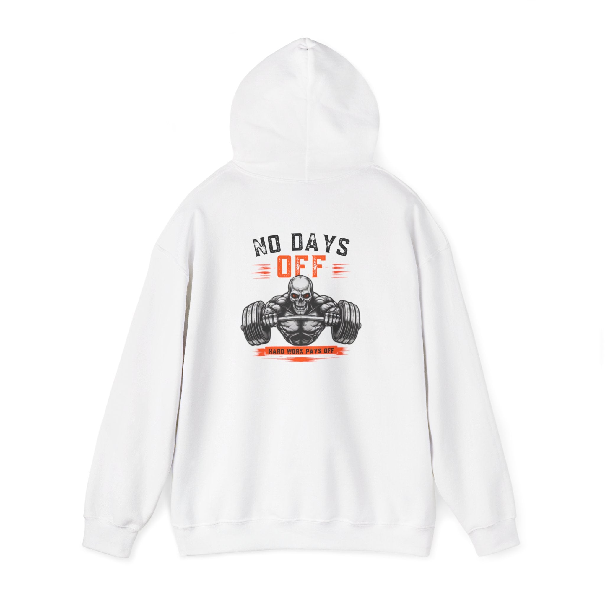 No Days Off | Heavy Hooded Sweatshirt