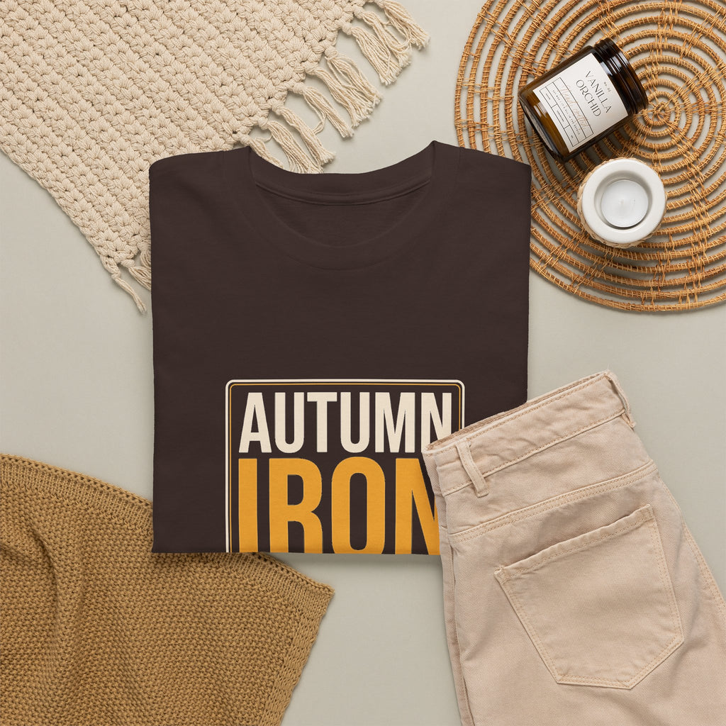 Autumn Iron | Men's Graphic Gym T-Shirt