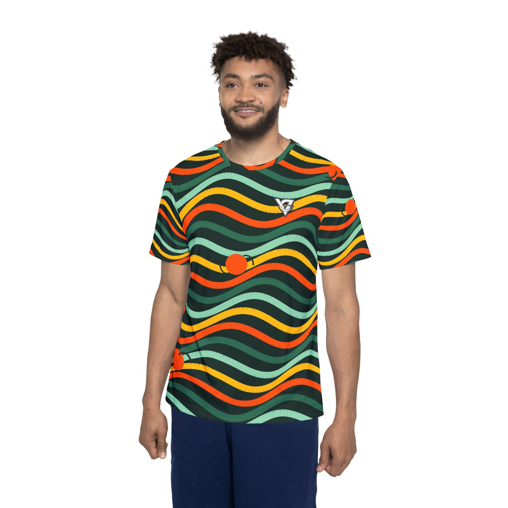 Tennis Jungle Juice Wave Rider Men's Sports Jersey