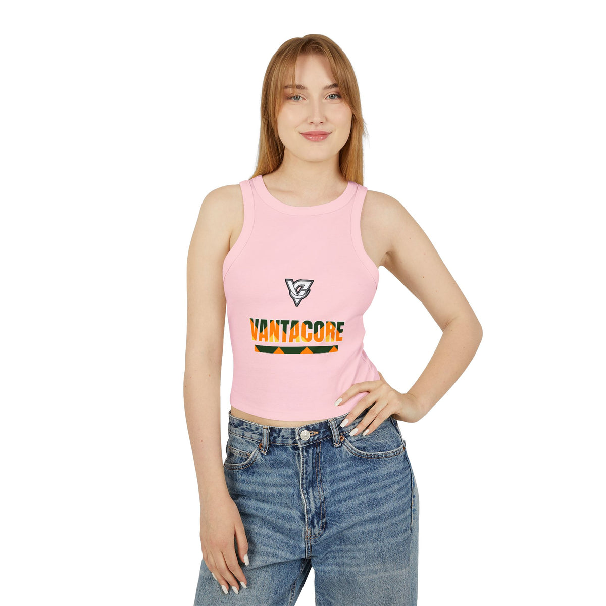 Citrus Chevron Women's Racerback Tank