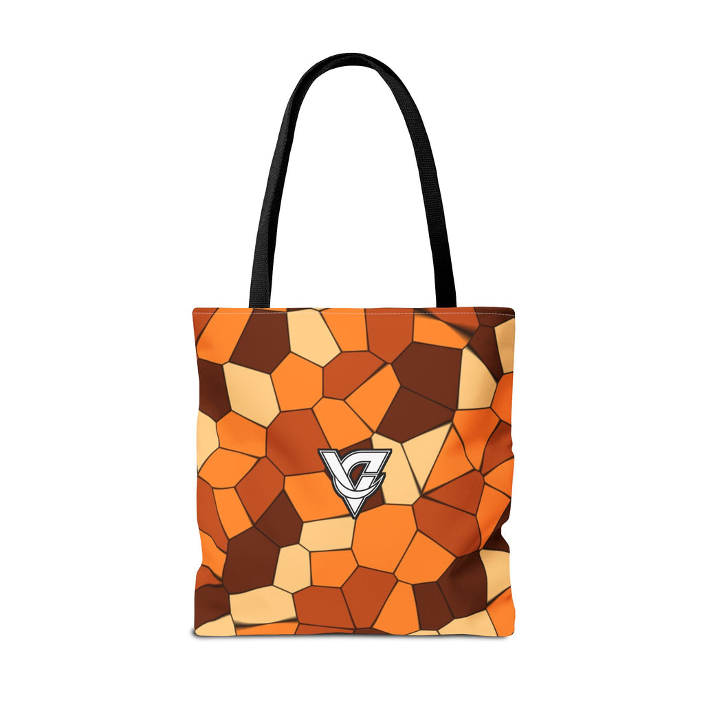 Pumpkin Mosaic Tote Bag — All-Over Print Gym & Everyday Tote