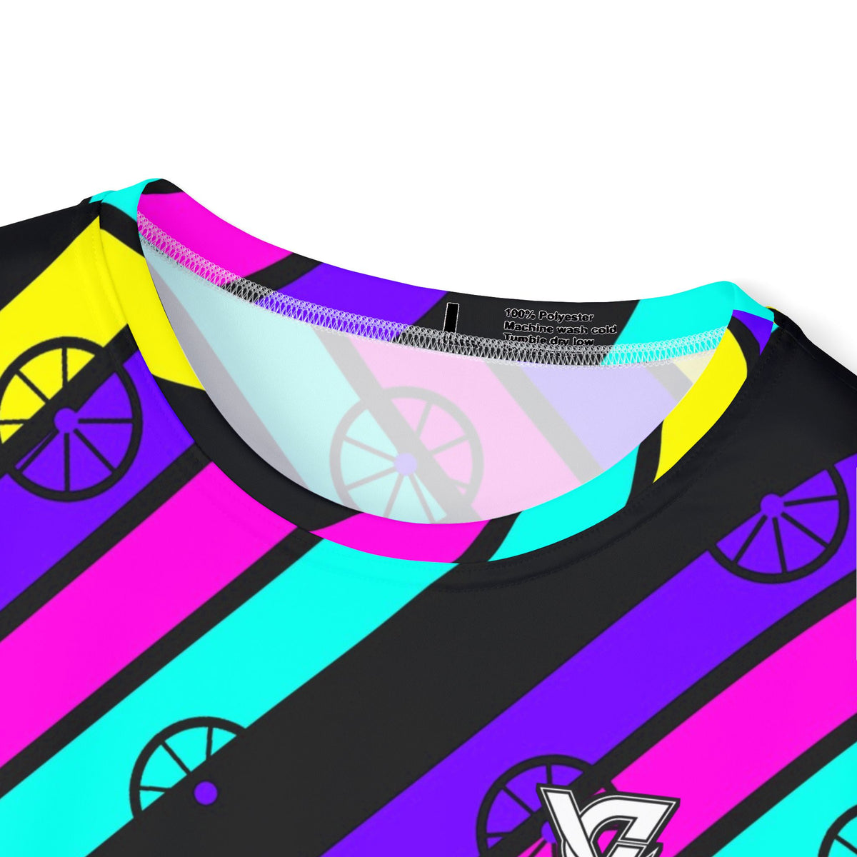 Cycling Midnight Neon Stripe Surge Men's Sports Jersey