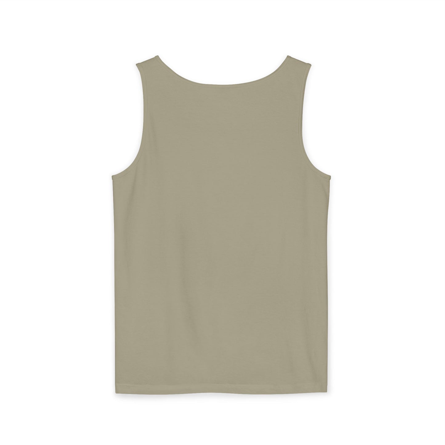 Minimal Geometric Triangle Logo Tank Top | Chest Emblem
