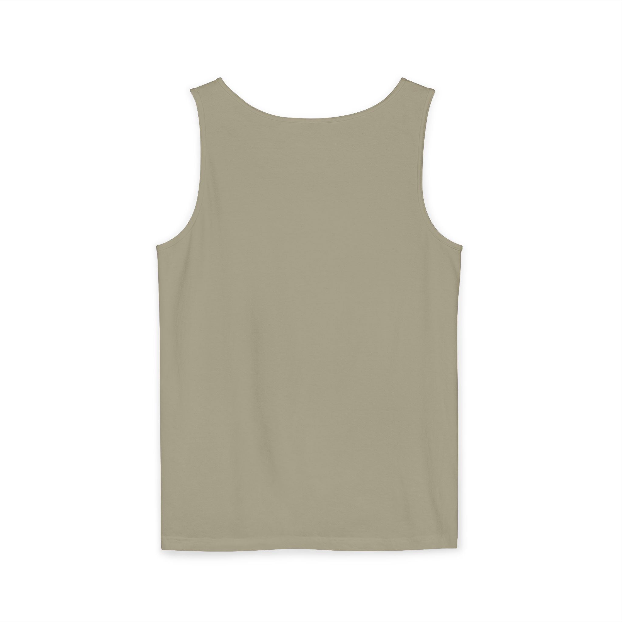 Minimal Geometric Triangle Logo Tank Top | Chest Emblem