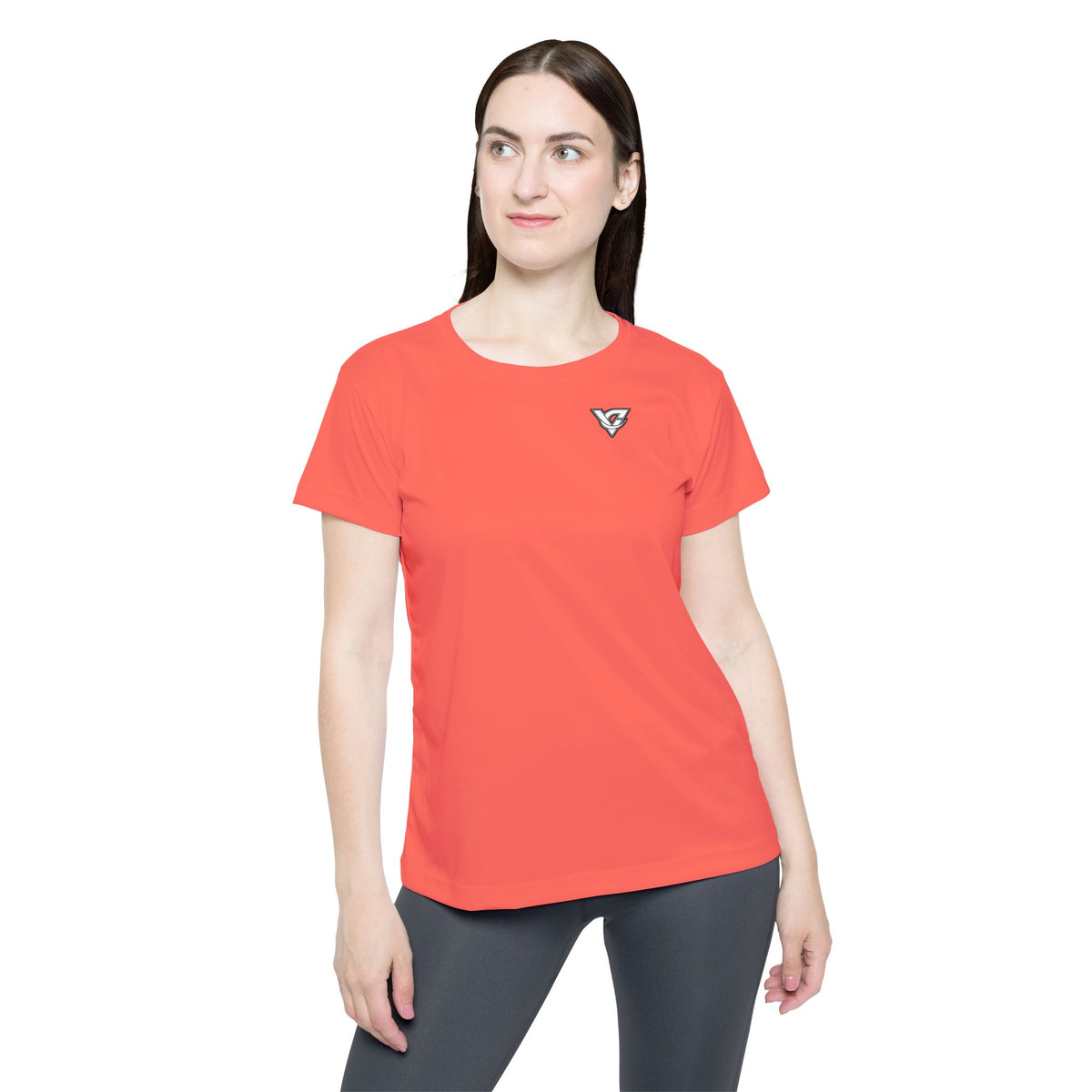 Vantacore Solid Coral Women's Sports Jersey