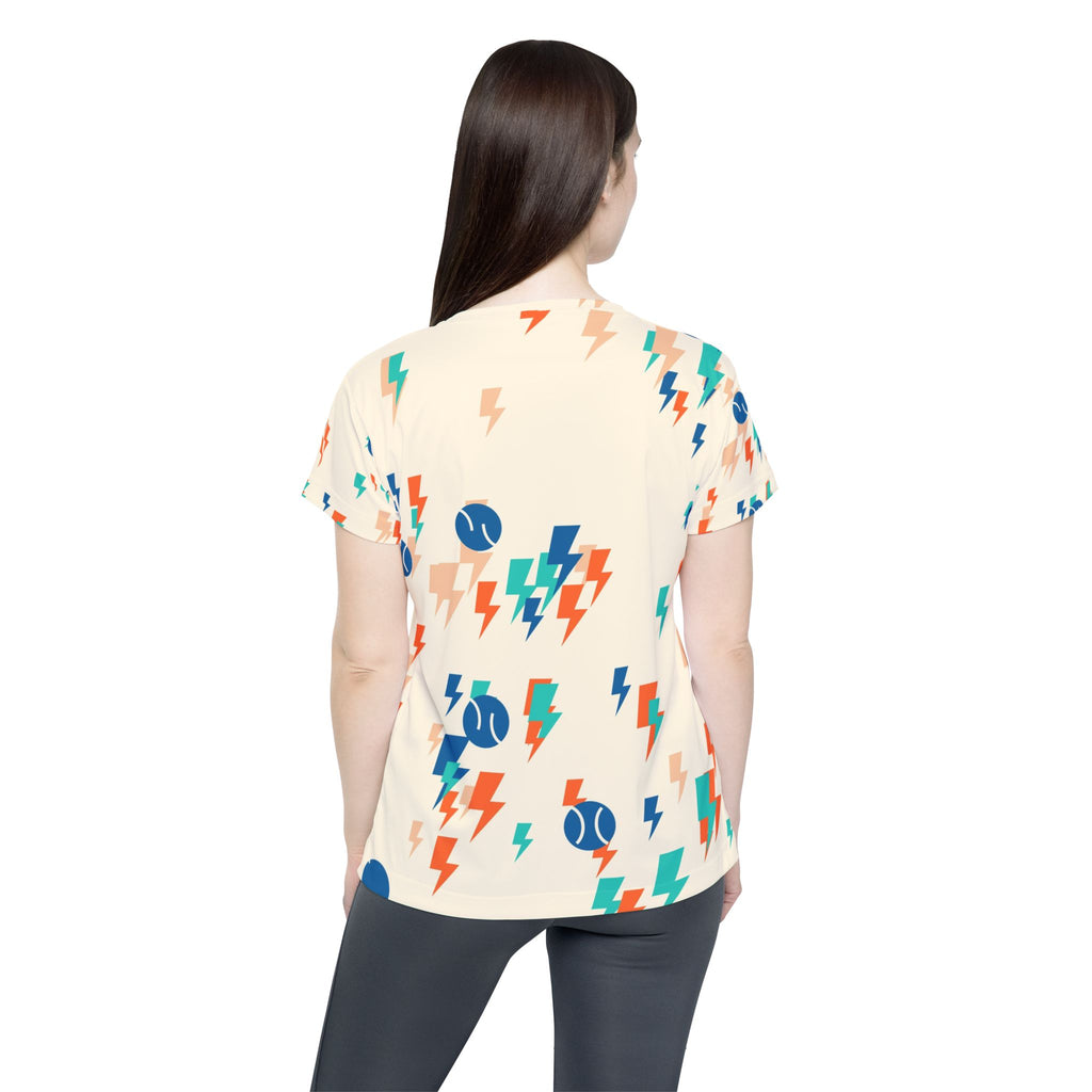 Tennis Papaya Splash Bolt Strike Women's Sports Jersey