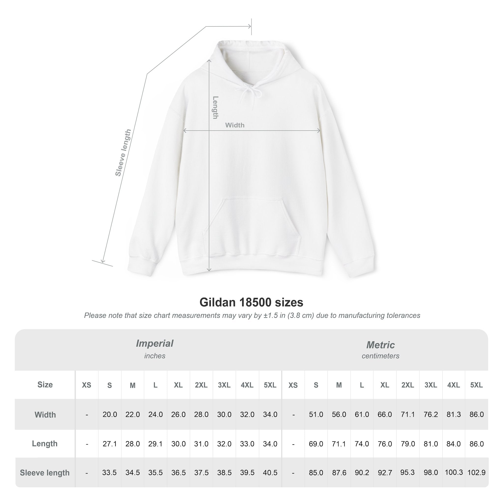 No Days Off | Heavy Hooded Sweatshirt