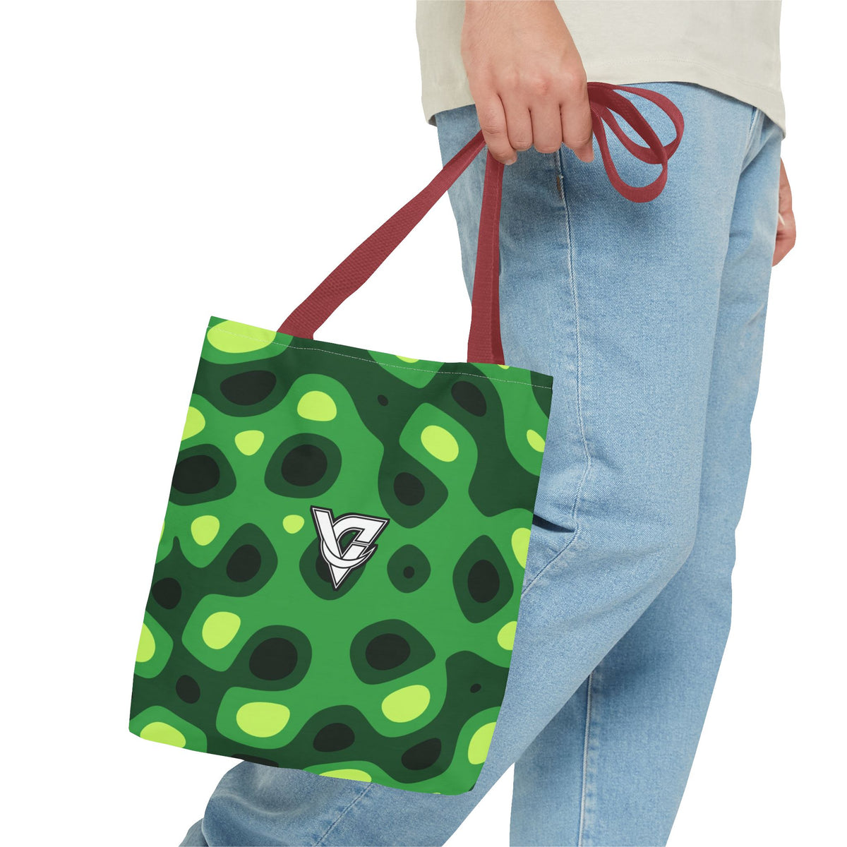 Jungle Ripple Tote Bag — All-Over Print Gym & Everyday Tote