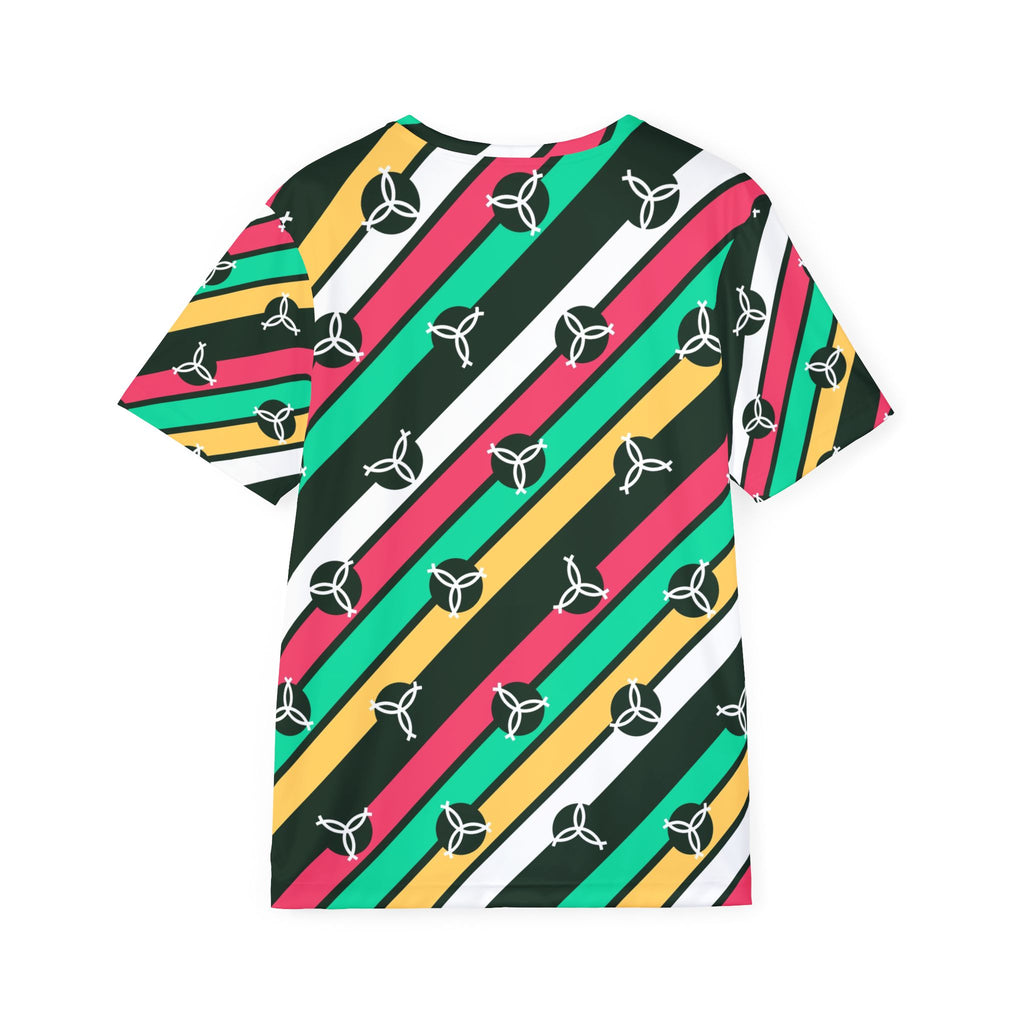 Volleyball Watermelon Stripe Surge Men's Sports Jersey