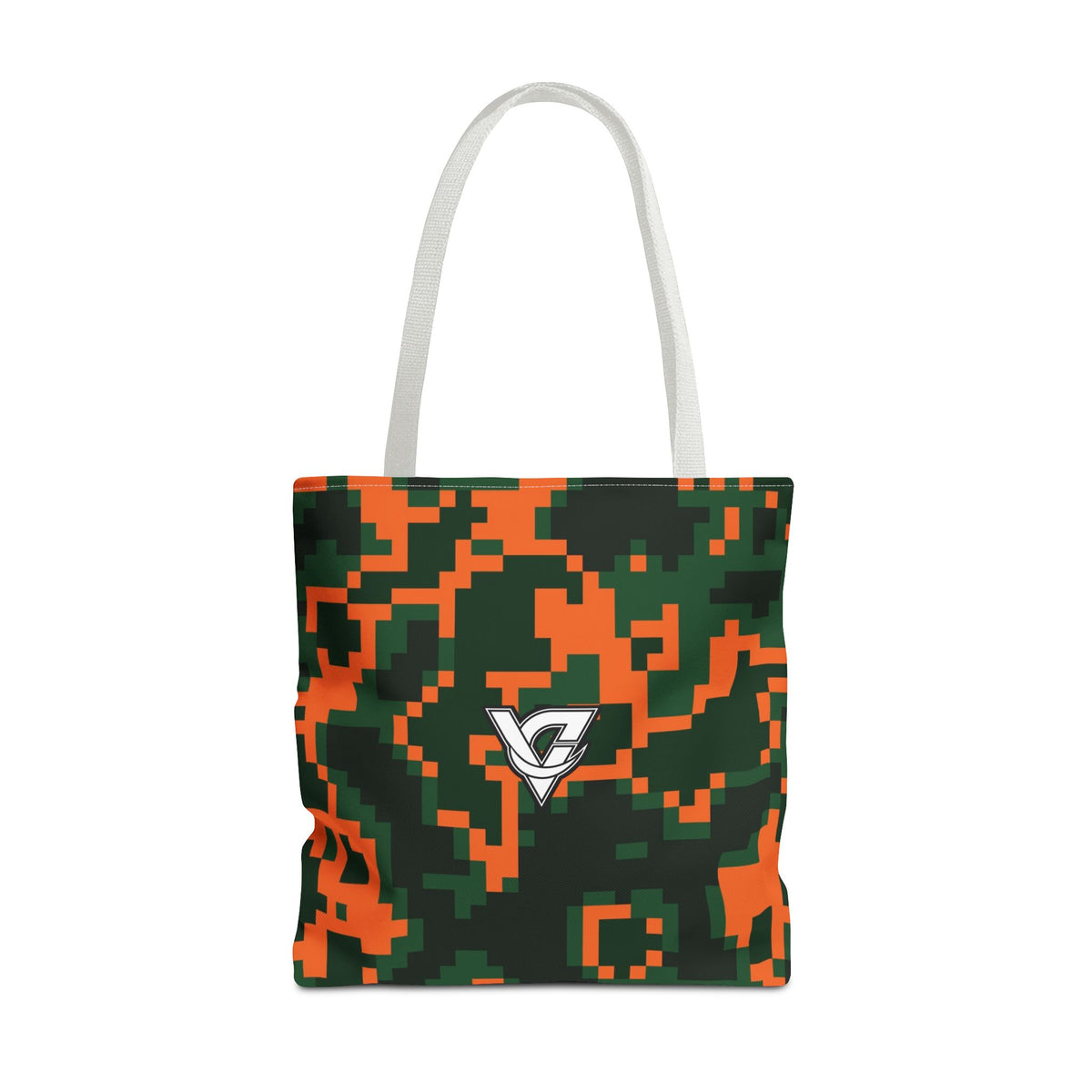 Evergreen Ember Digital Camo Tote Bag — All-Over Print Gym & Everyday Tote