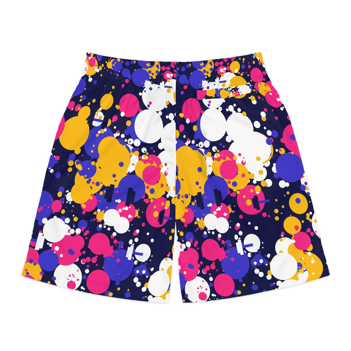 Training & Gym Royal Flame Splash Zone Men's Athletic Shorts with Pockets