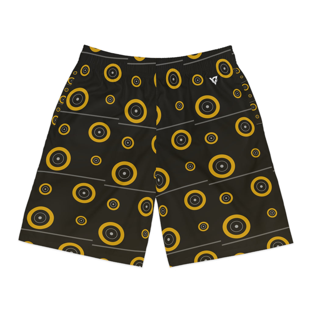 Training & Gym Gold Rush Iron Plate Men's Athletic Shorts with Pockets