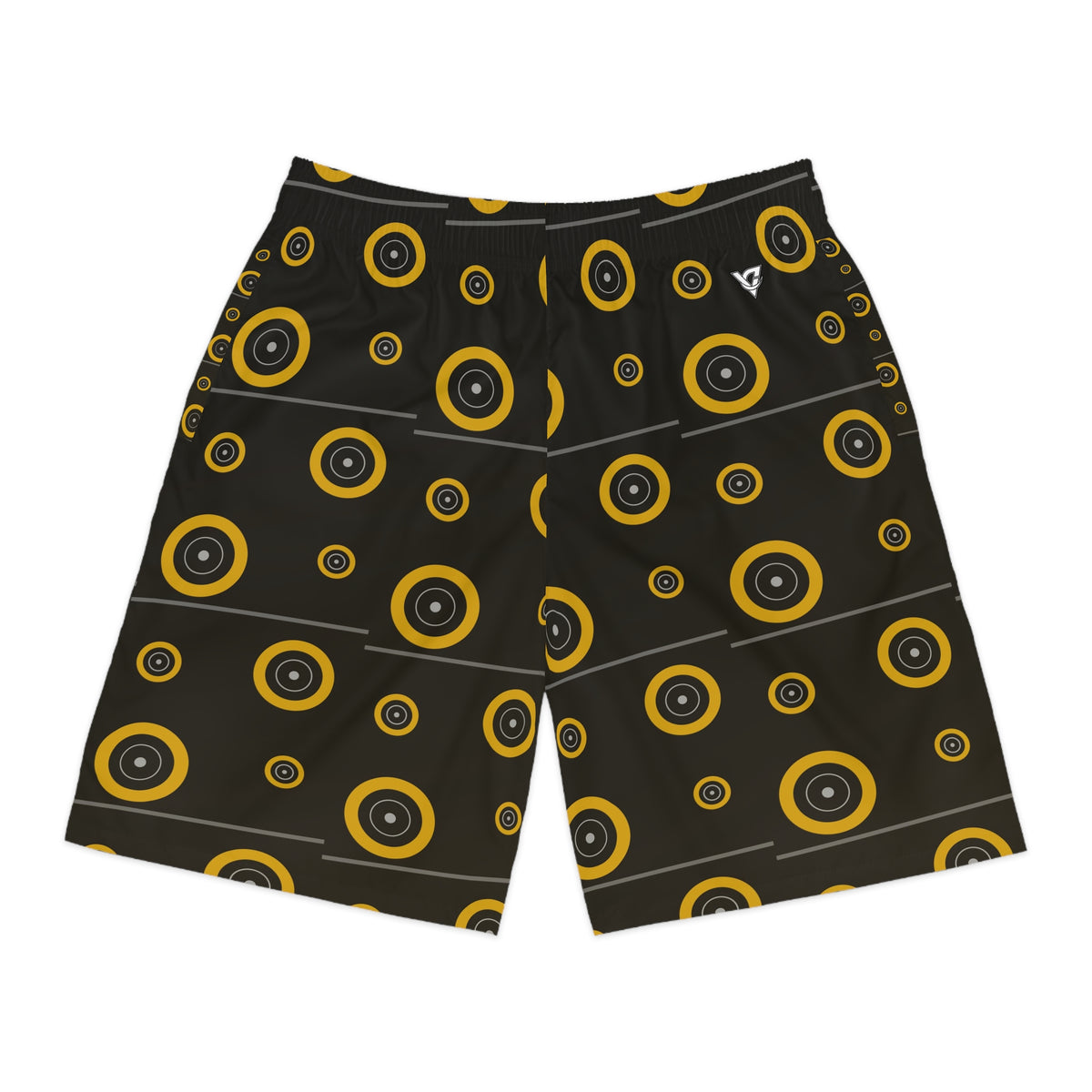 Training & Gym Gold Rush Iron Plate Men's Athletic Shorts with Pockets