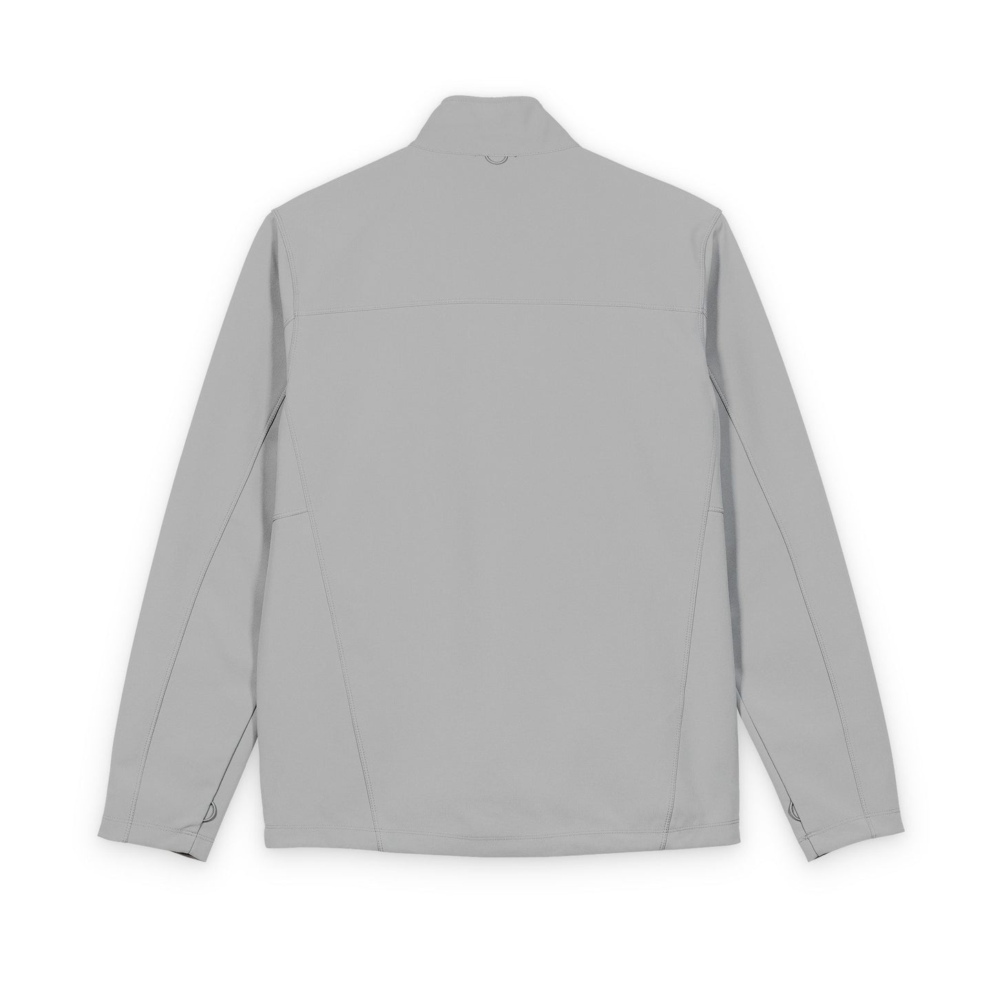 Men's Soft Shell Jacket with Red Floral 'Grateful' Chest Logo