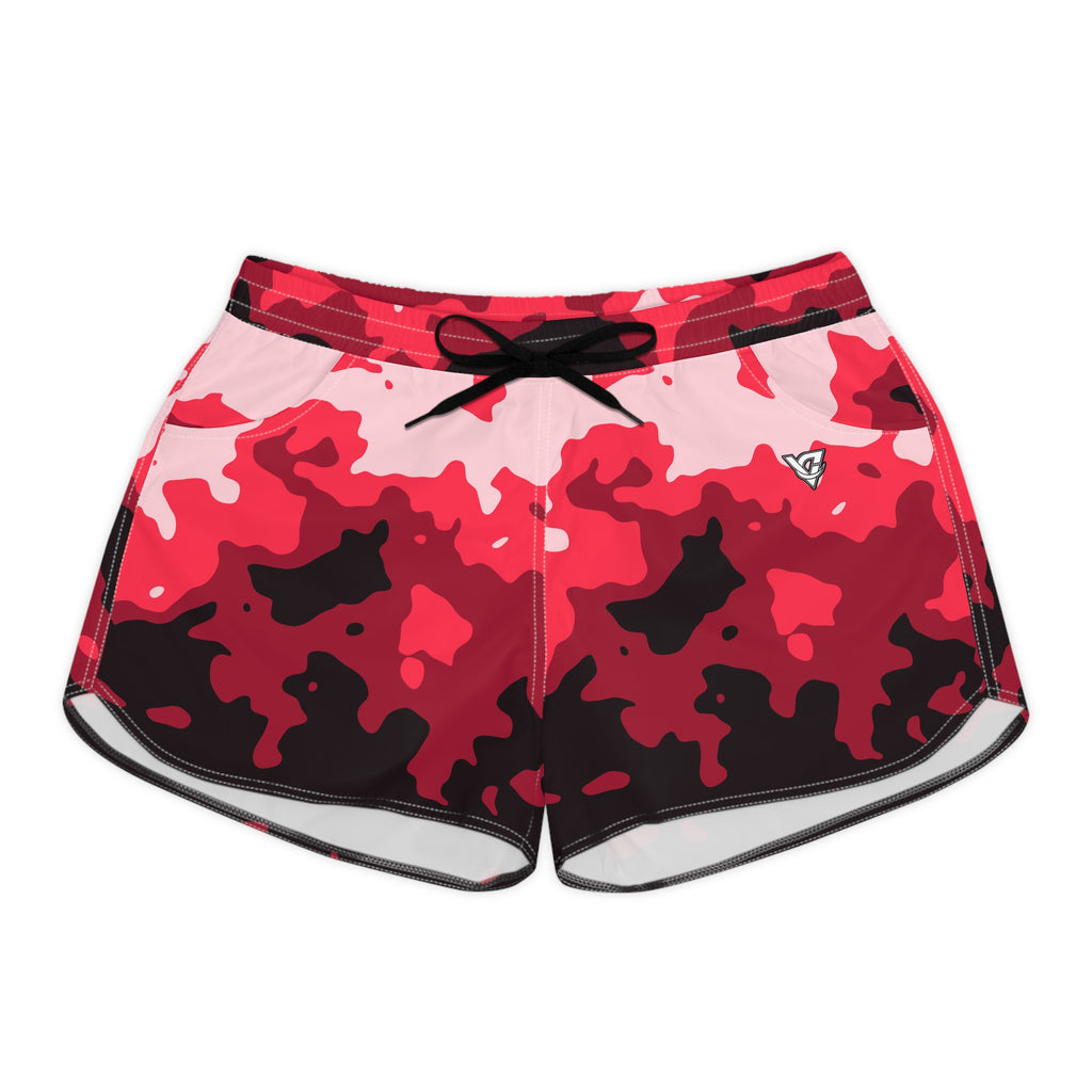 Women's Multipurpose Athletic Shorts with Pockets | Cherry Magma