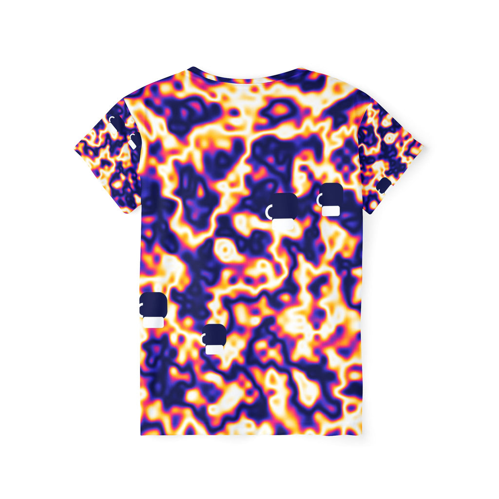 Combat Sports Royal Flame Marble Flow Women's Sports Jersey