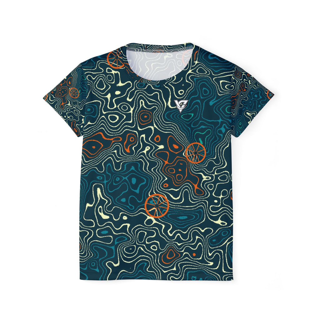 Cycling Peacock Topo Trail Women's Sports Jersey