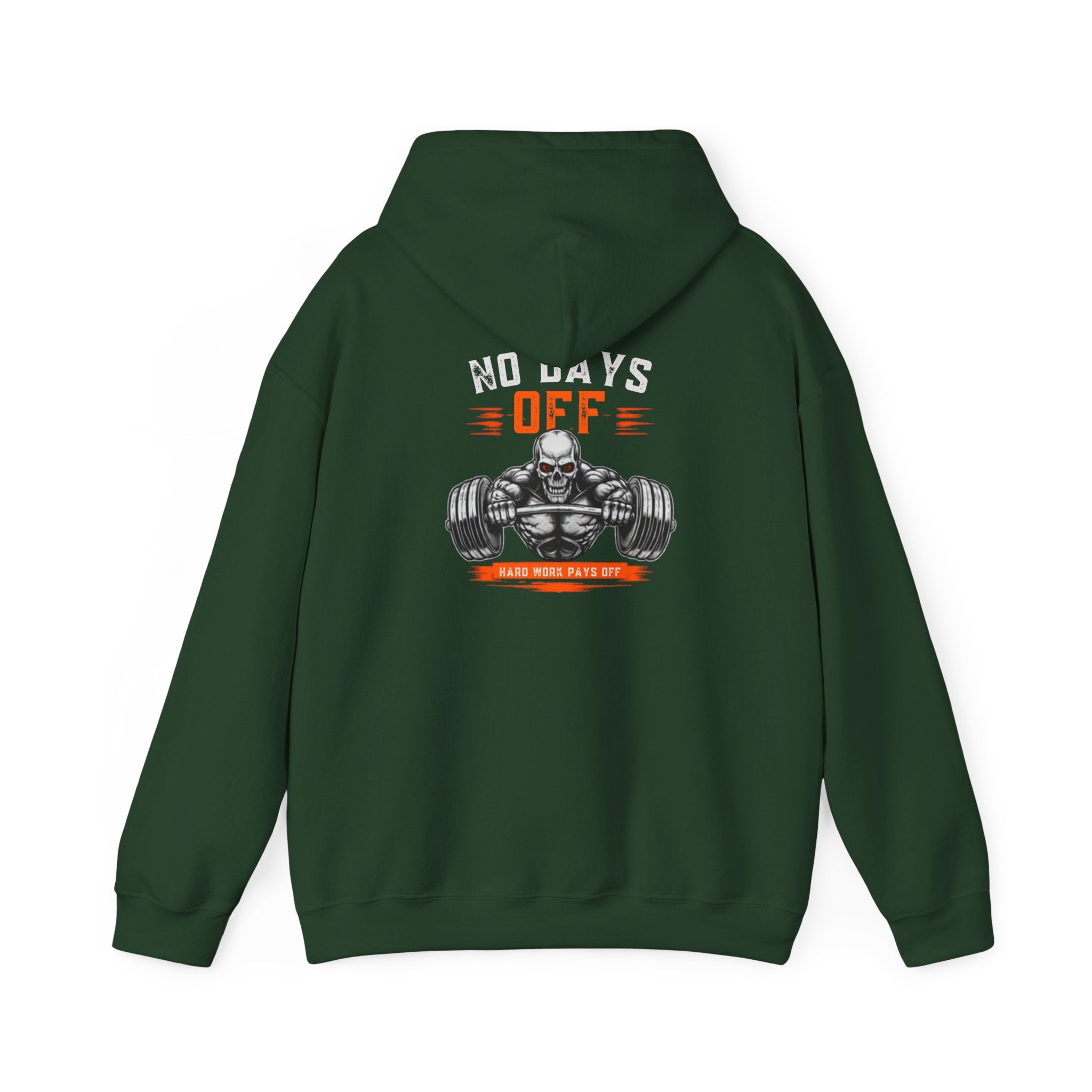 No Days Off | Heavy Hooded Sweatshirt