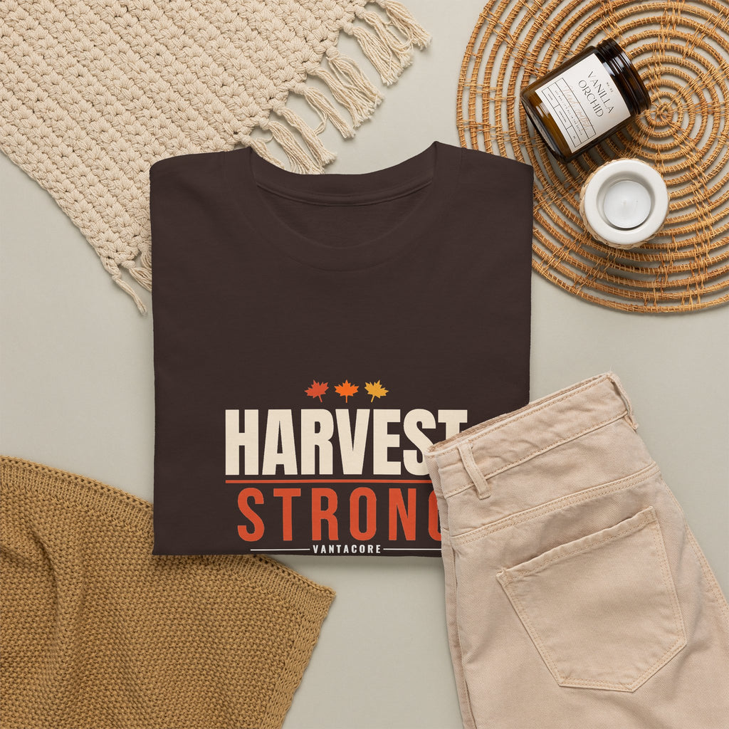 Harvest Strong | Men's Graphic Gym T-Shirt