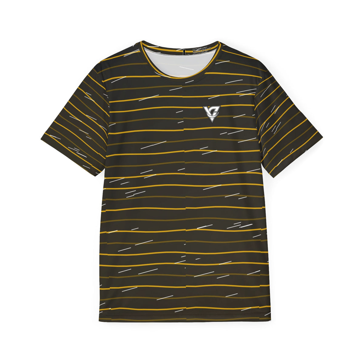 Running Gold Rush Pace Lanes Men's Sports Jersey