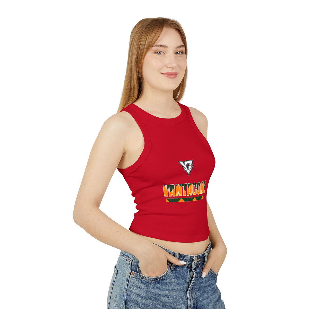 Citrus Chevron Women's Racerback Tank