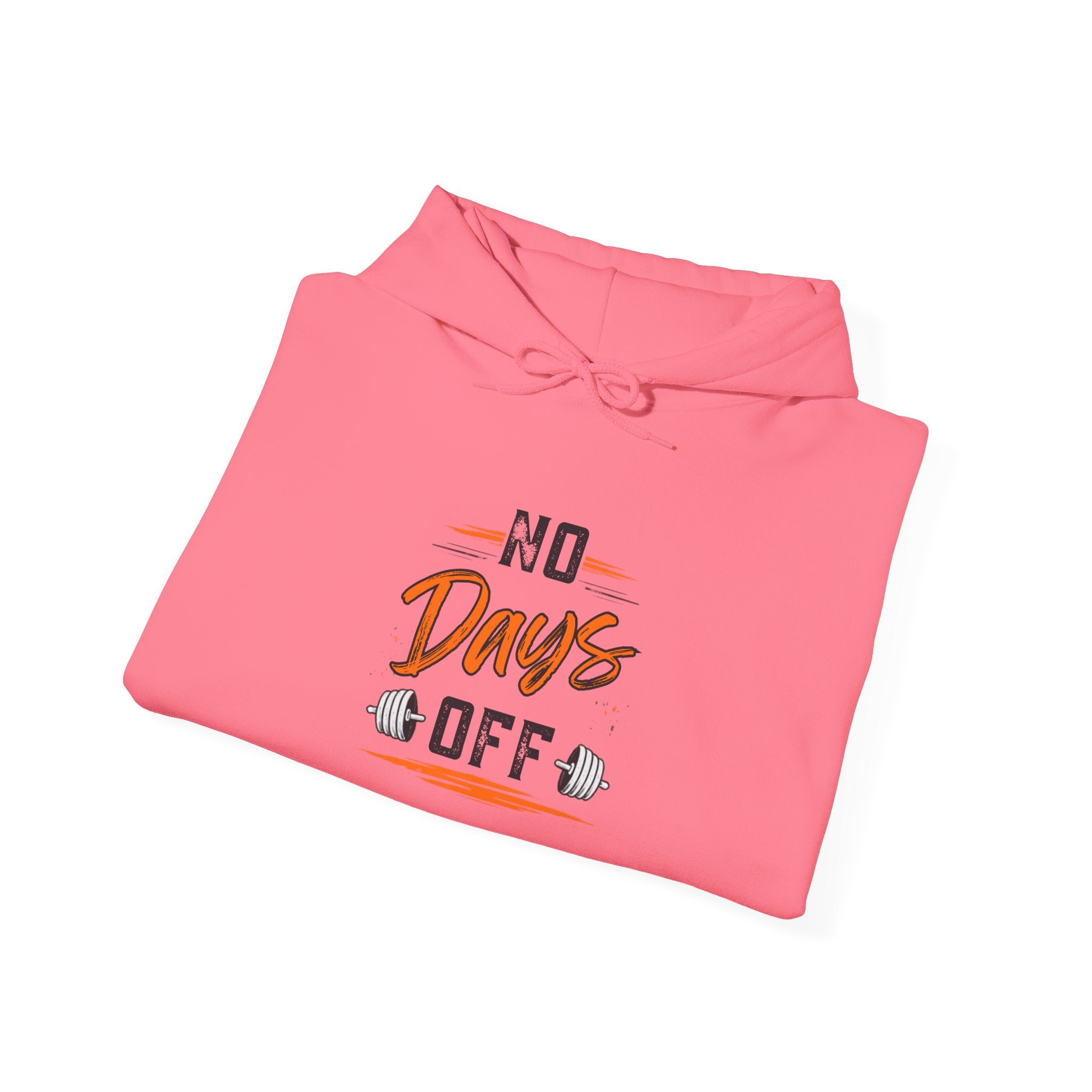 No Days Off | Heavy Hooded Sweatshirt