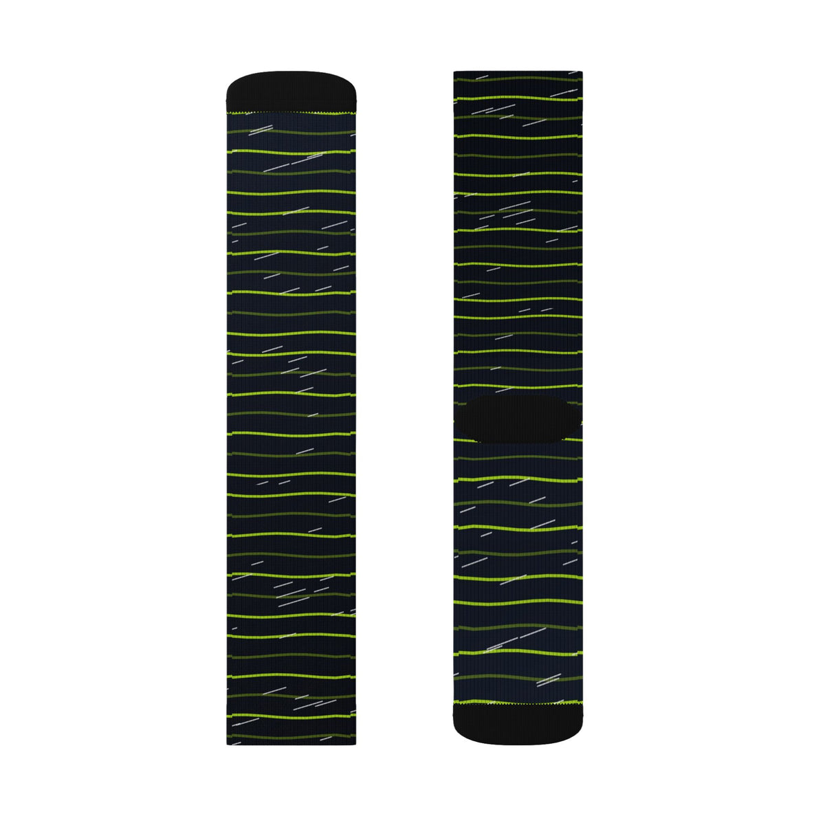 Running Volt Night Pace Lanes Athletic Crew Socks