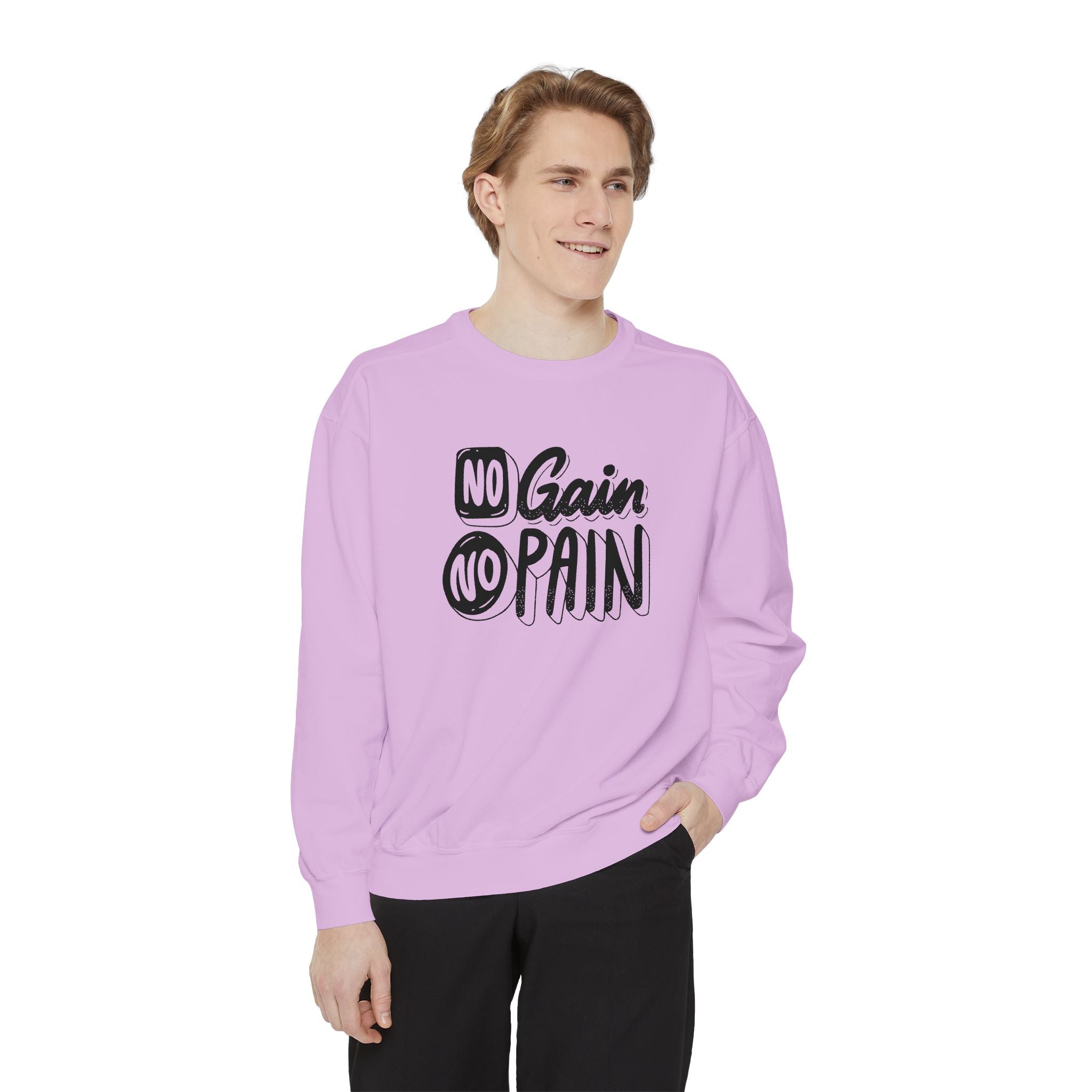 No Gain No Pain Sweatshirt | Motivational Fitness Crewneck