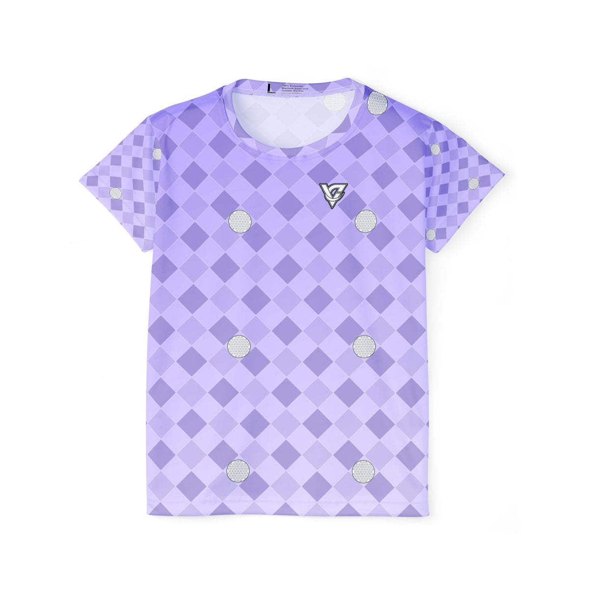 Golf Lavender Mist Dimple Links Women's Sports Jersey