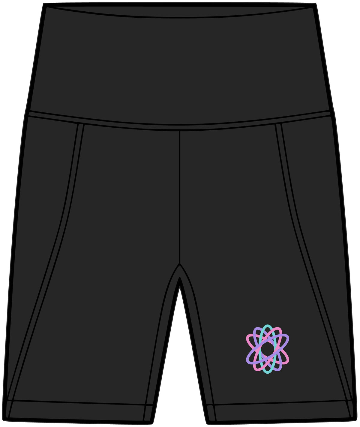 Electric Lotus | Women's Biker Shorts with Pockets