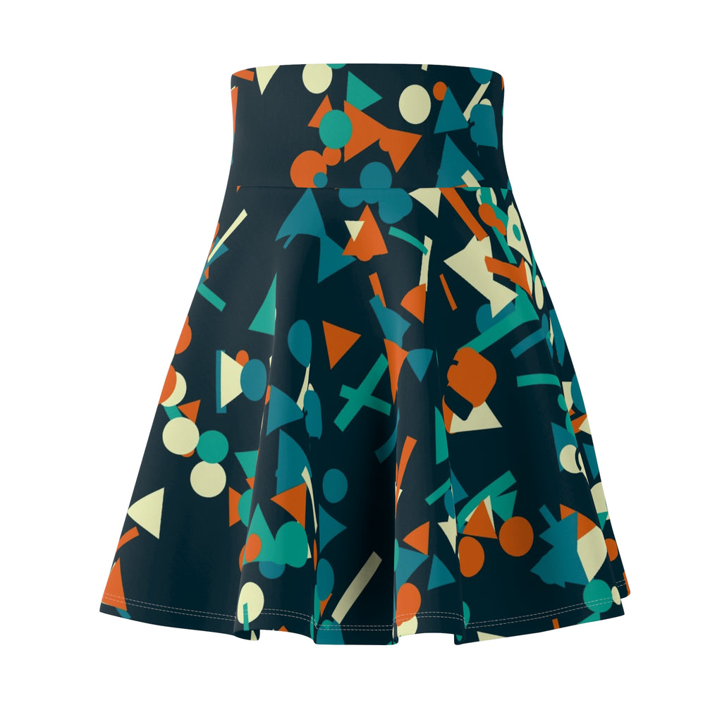 Combat Sports Peacock Confetti Pop Women's Athletic Skater Skirt