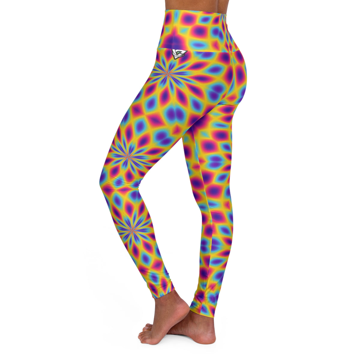 Kaleidoscope High-Waisted Yoga Leggings