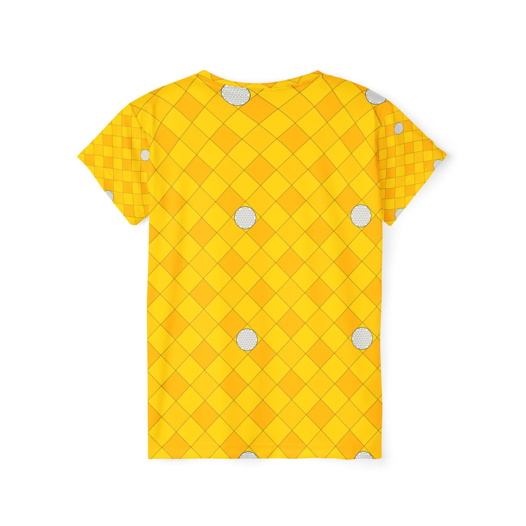 Golf Neon Citrus Dimple Links Women's Sports Jersey