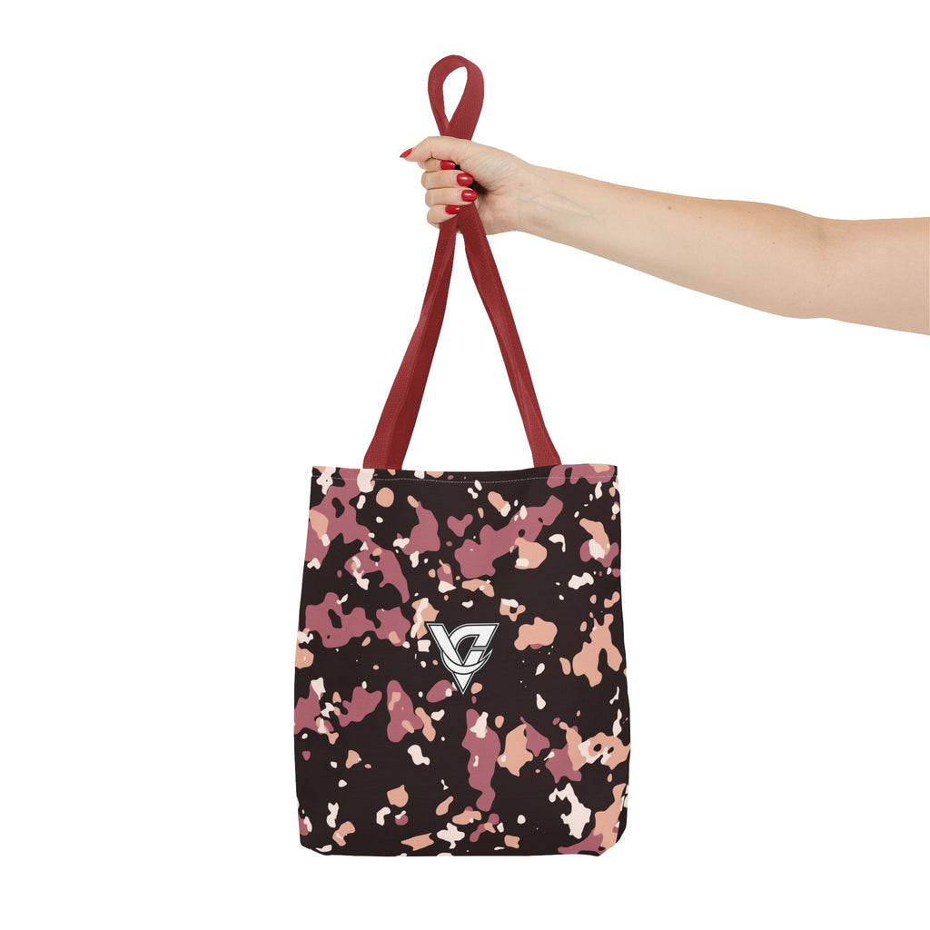 Rose Gold Splatter Tote Bag — All-Over Print Gym & Everyday Tote