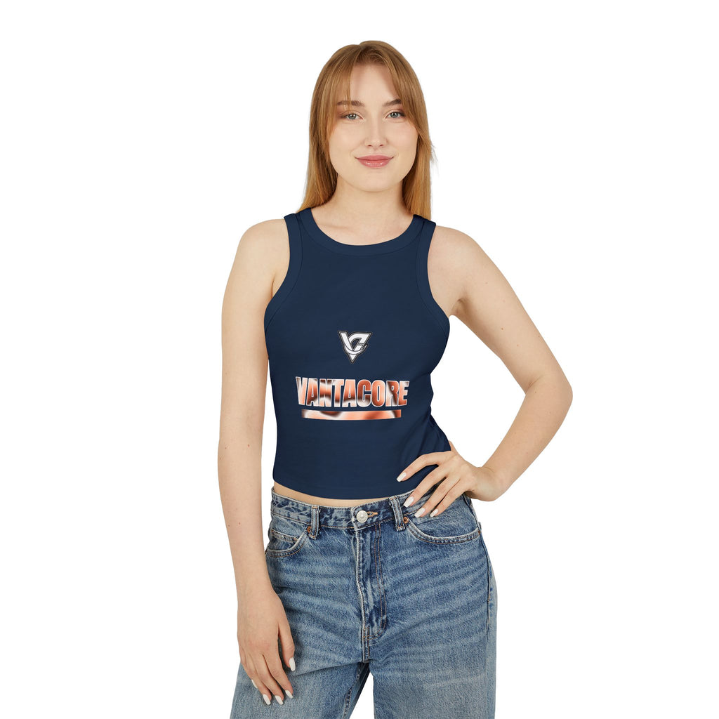 Peach Tie-Dye Women's Racerback Tank