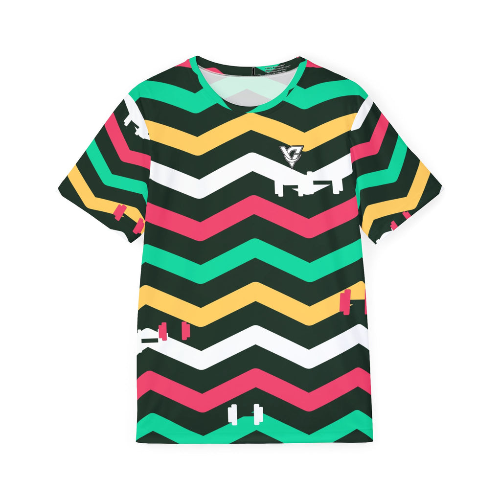Training & Gym Watermelon Chevron Rush Men's Sports Jersey