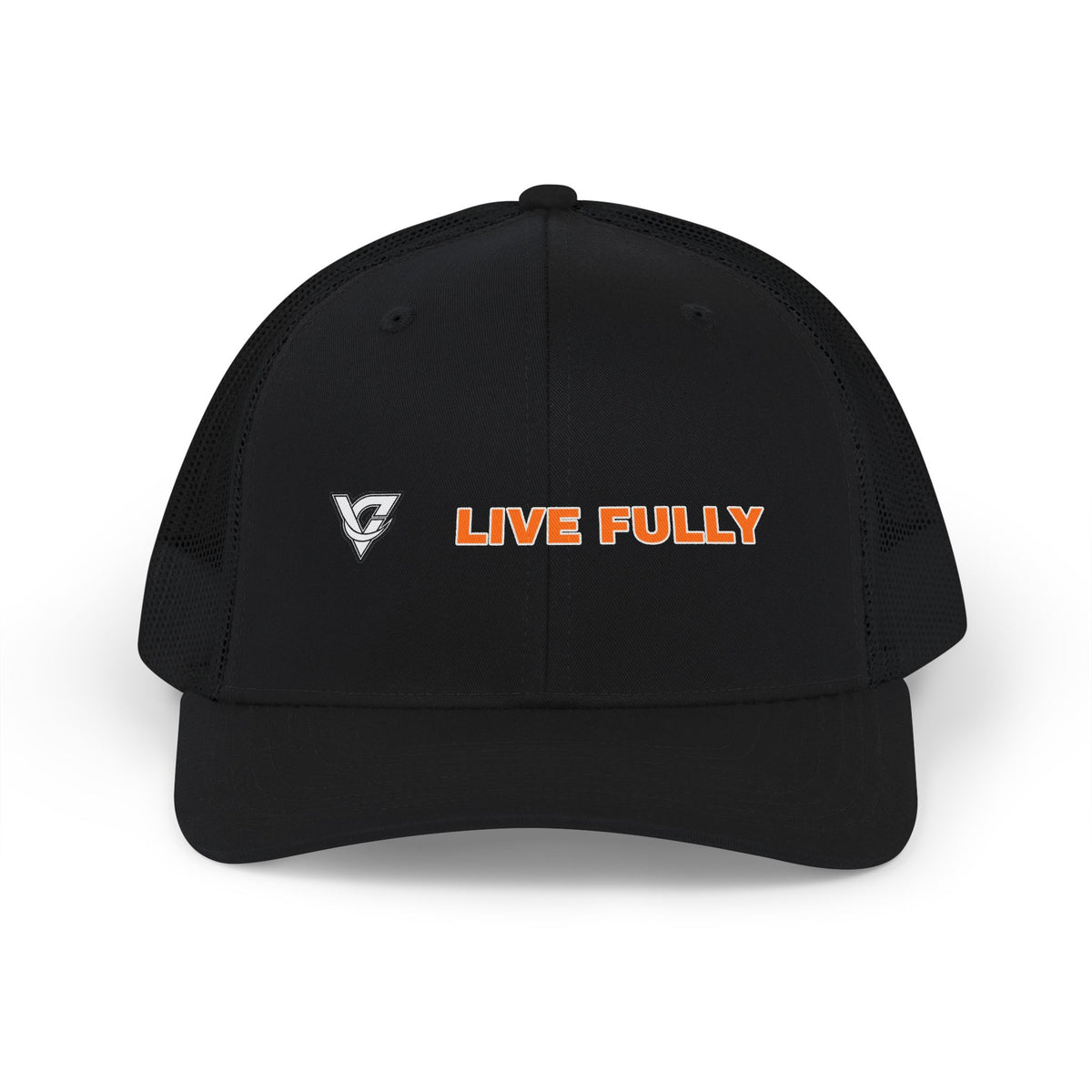 Live Fully Trucker Cap — Vantacore Snapback Hat