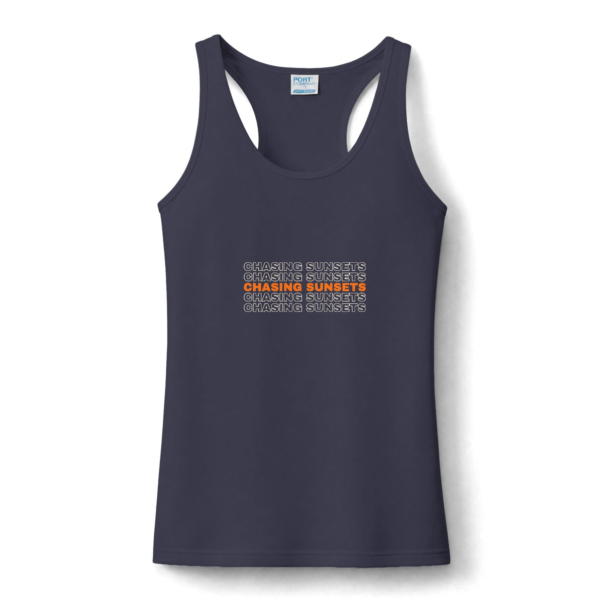 Chasing Sunsets | Women's Performance Racerback Tank