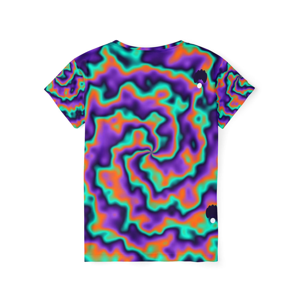 Yoga Galaxy Glow Tie-Dye Spin Women's Sports Jersey