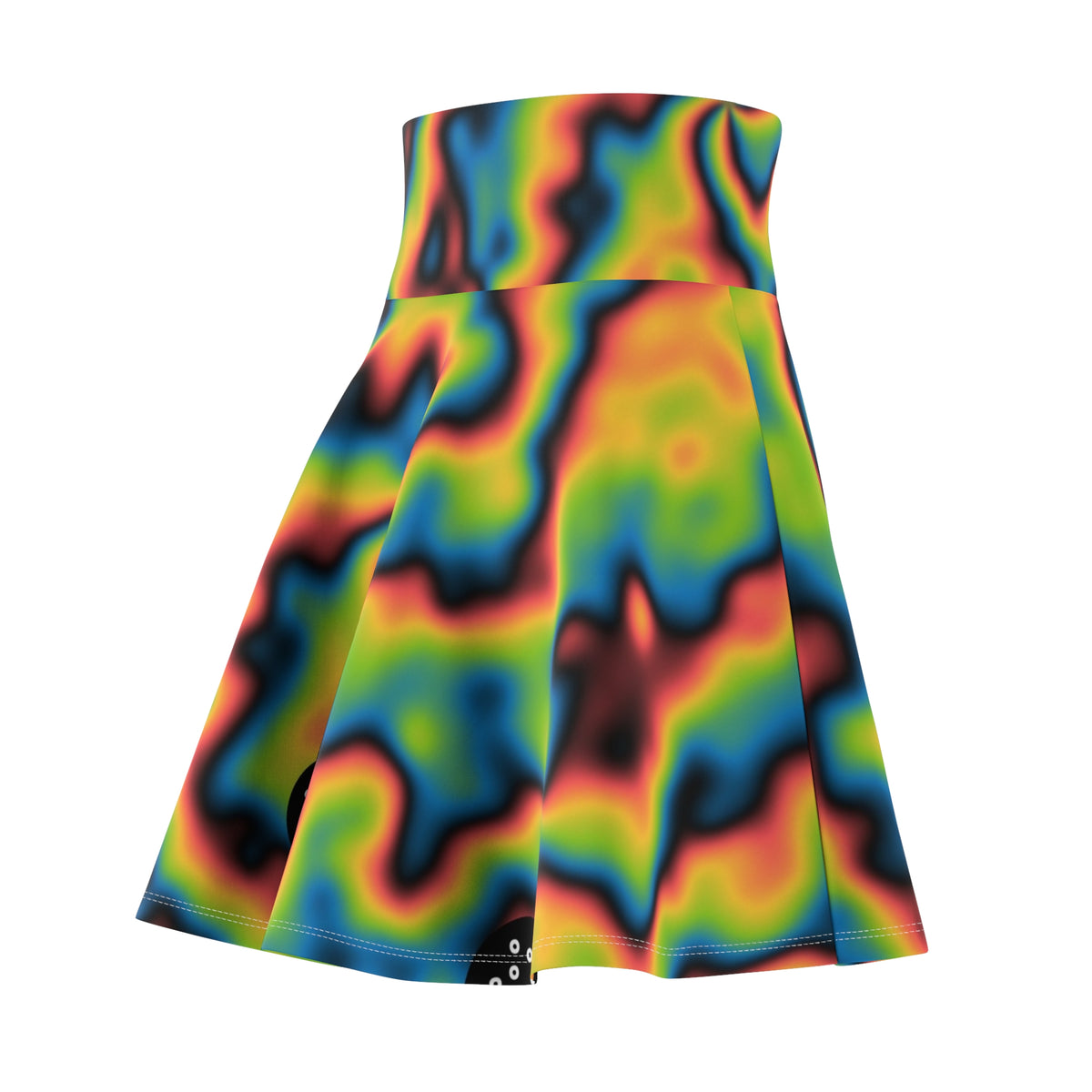 Golf Rainbow Rally Tie-Dye Spin Women's Athletic Skater Skirt