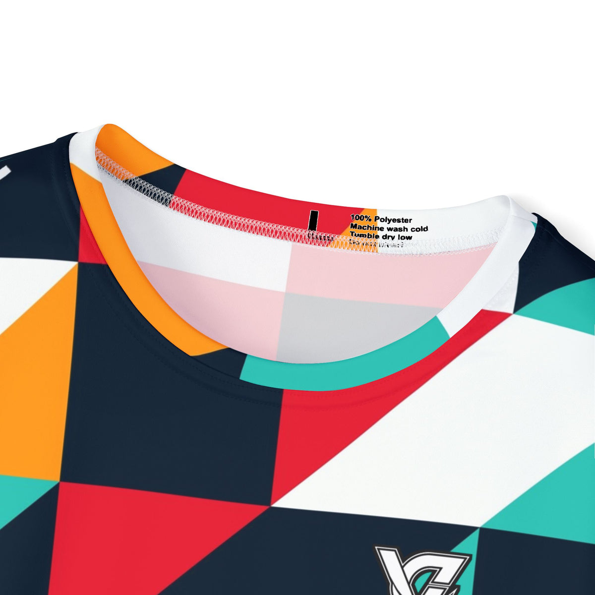 Tennis Aqua Volt Prism Block Men's Sports Jersey