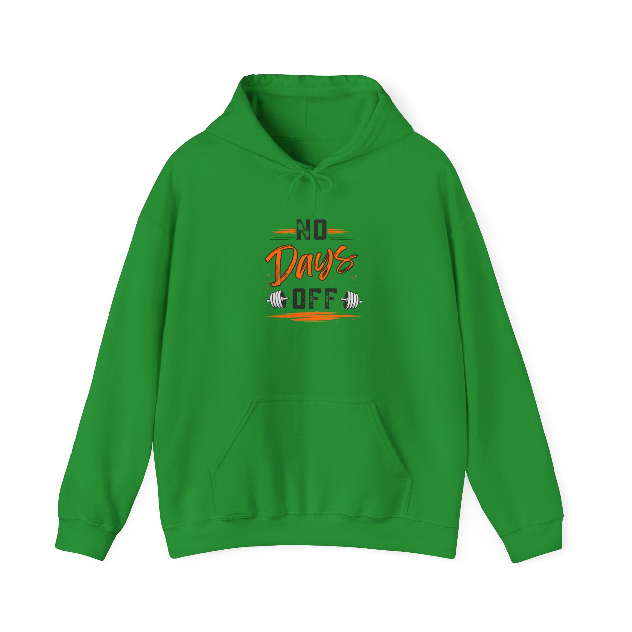 No Days Off | Heavy Hooded Sweatshirt