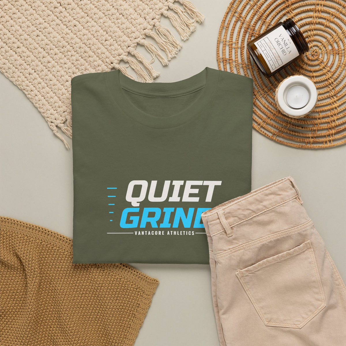 Quiet Grind | Men's Graphic Gym T-Shirt