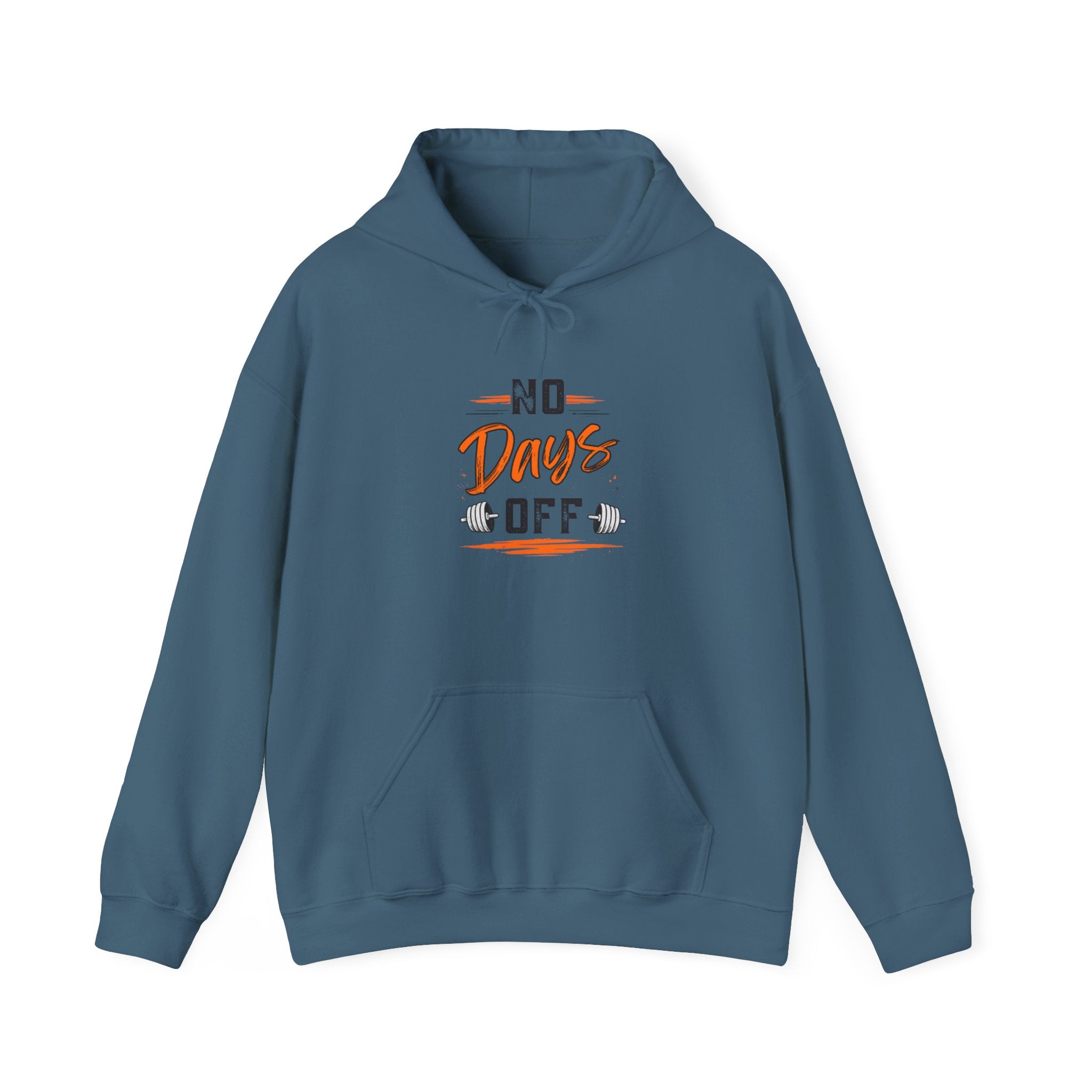 No Days Off | Heavy Hooded Sweatshirt